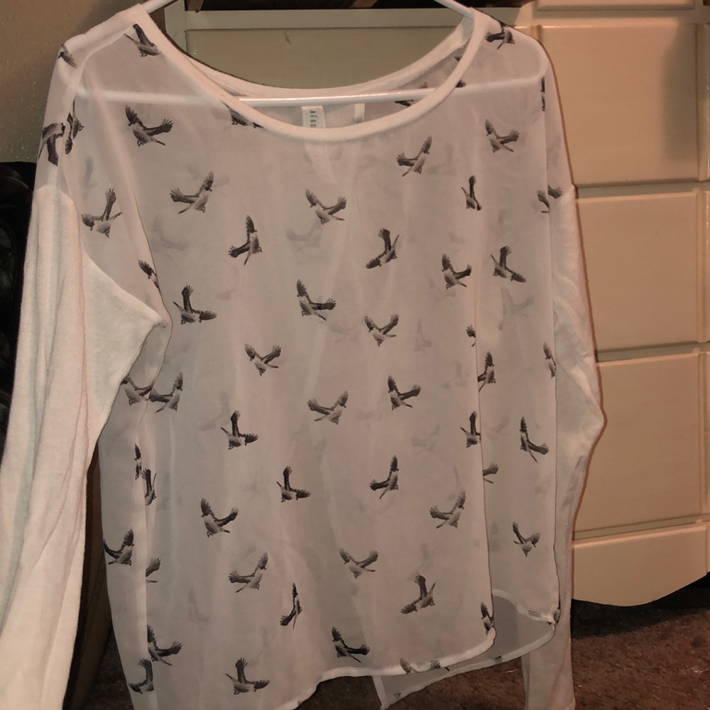 Sheer Aeropostale blouse